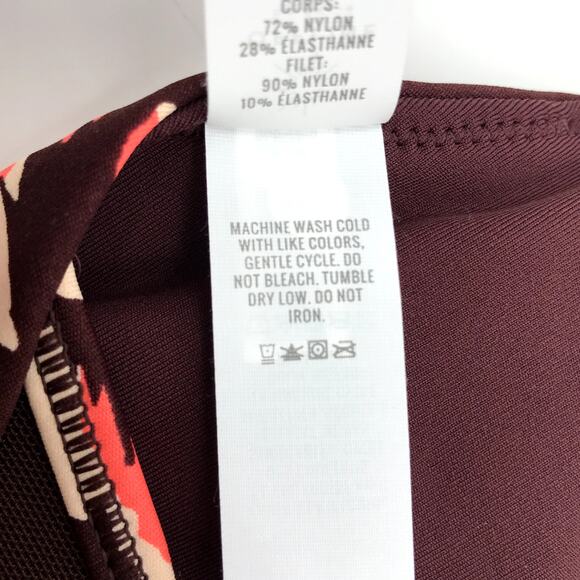 Aerie Offline Goals Plunge Sports Bra XS Leopard Animal Print Removable Pads NWT - Picture 6 of 8